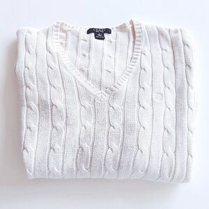 Chaps Vintage Cotton Crew Neck Sweater
